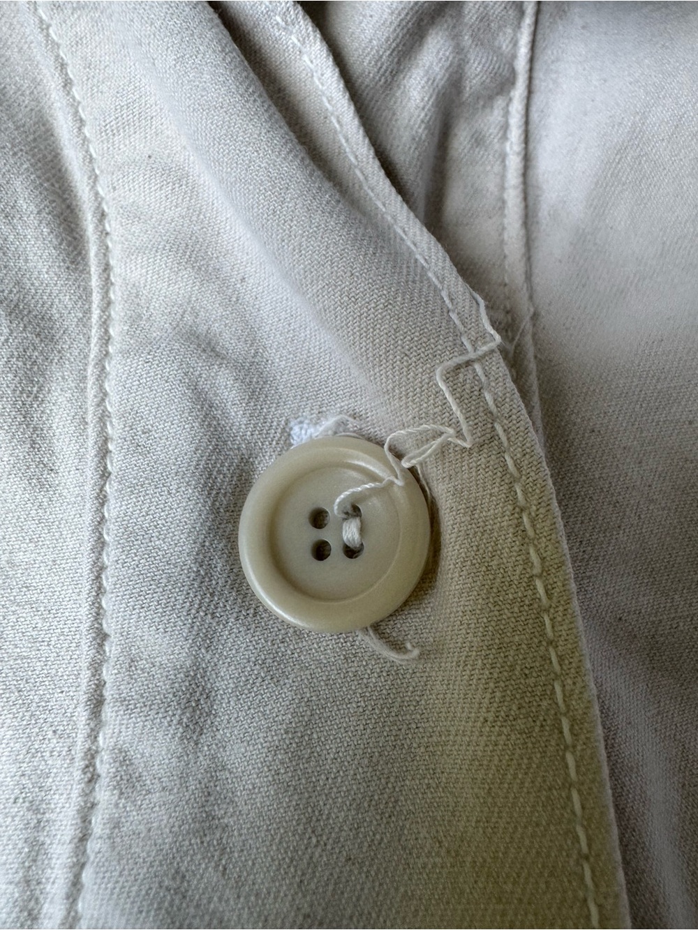 OZMA Marais Shirt Jacket in Stucco - Picture 5 of 7